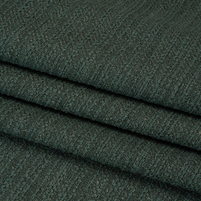 Textured Recycled Polyester Woven - Kingfisher Boucle Stripes - British Imported