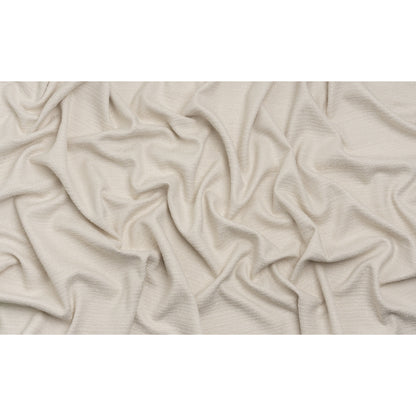 Textured Recycled Polyester Woven - Oyster Boucle Stripes - British Imported