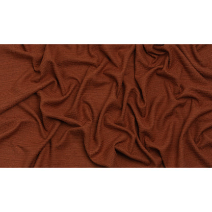 Textured Recycled Polyester Woven - Paprika Boucle Stripes - British Imported