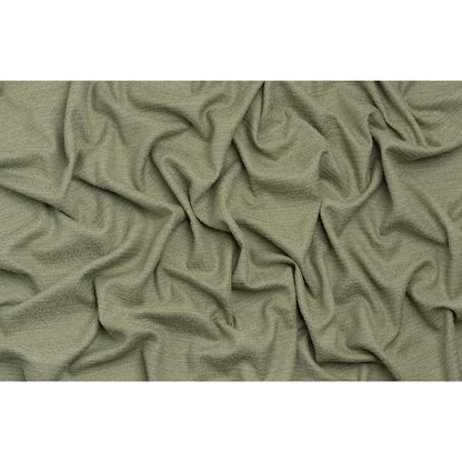 Textured Recycled Polyester Woven - Pistachio Boucle Stripes - British Imported