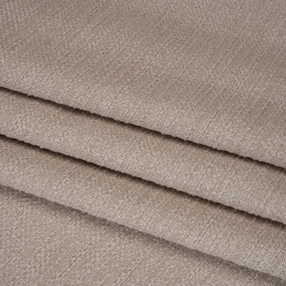 Textured Recycled Polyester Woven - Shell Boucle Stripes - British Imported