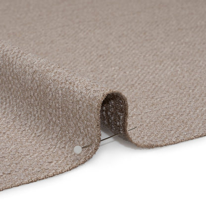 Textured Recycled Polyester Woven - Shell Boucle Stripes - British Imported