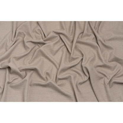 Textured Recycled Polyester Woven - Shell Boucle Stripes - British Imported
