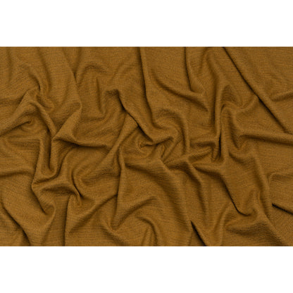 Textured Recycled Polyester Woven - Tumeric Boucle Stripes - British Imported