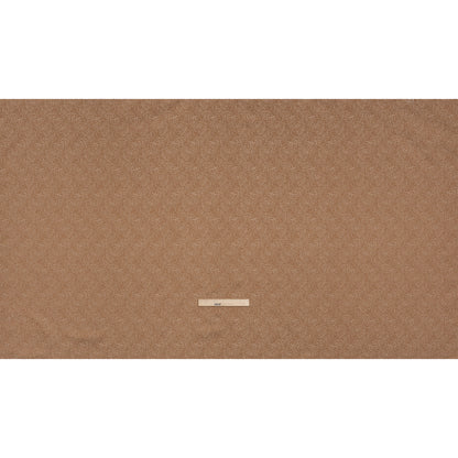 Recycled Polyester Jacquard - Ginger Little All-Over Spots - British Imported