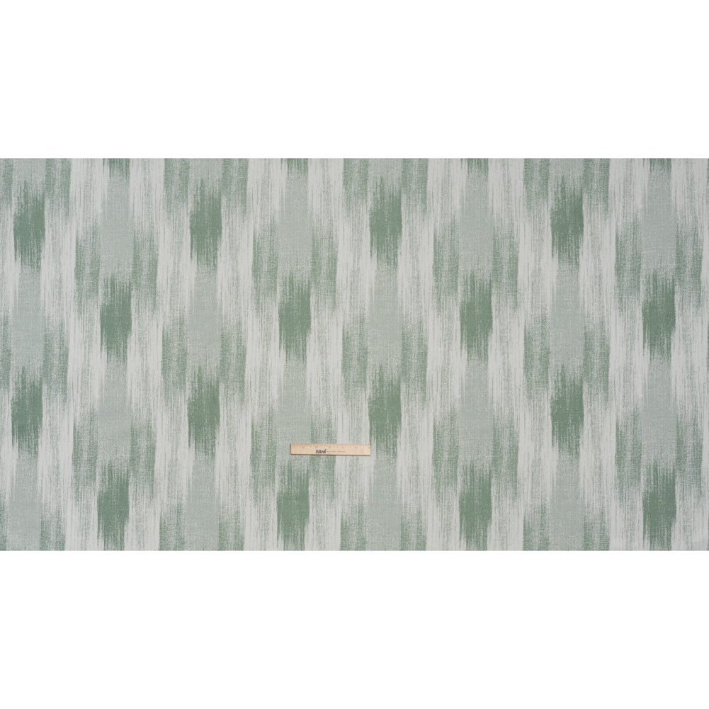 Recycled Polyester Jacquard - Opal Brushstroke Striations - British Imported - Full
