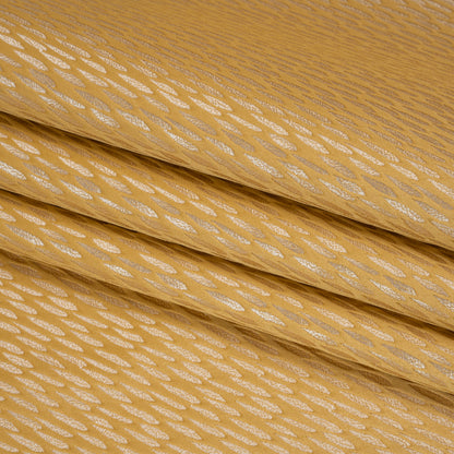 Luminous Drapery Jacquard - Buttercup Raindrops - British Imported