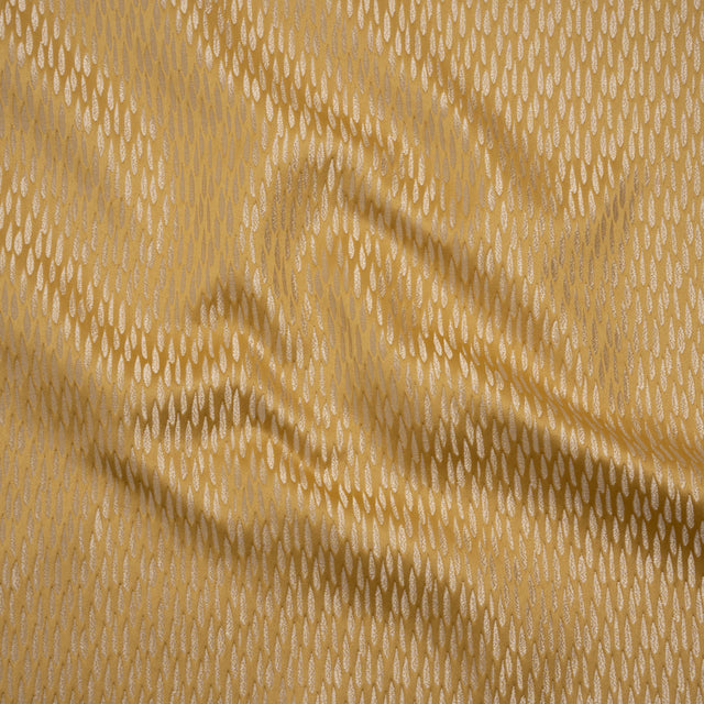 Luminous Drapery Jacquard - Buttercup Raindrops - British Imported