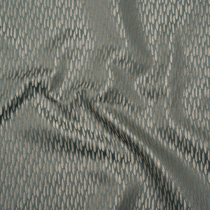 Luminous Drapery Jacquard - Stone Raindrops - British Imported