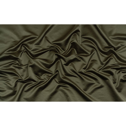 Luminous Textural Recycled Polyester Woven - Seaweed - British Imported