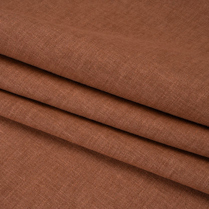Recycled Polyester Drapery Woven - Clay - British Imported