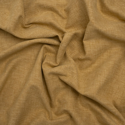 Recycled Polyester Drapery Woven - Maize - British Imported