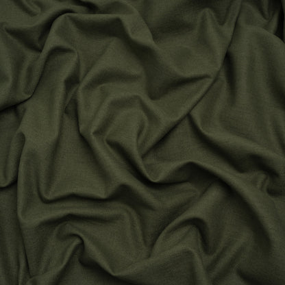 Recycled Polyester Drapery Woven - Olive - British Imported