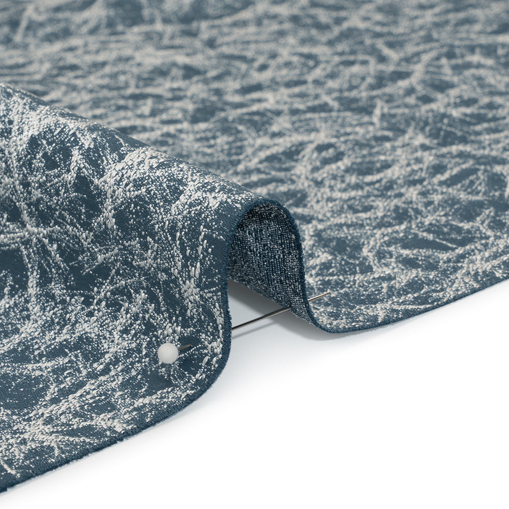 Satin-Faced Jacquard - Danube Cracked - British Imported) - Detail