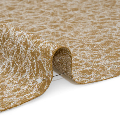 Satin-Faced Jacquard - Gold Cracked - British Imported)