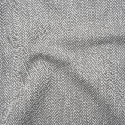 Recycled Polyester Home Decor Twill - Ash Herringbone - British Imported