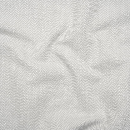 Recycled Polyester Home Decor Twill - Dove Herringbone - British Imported