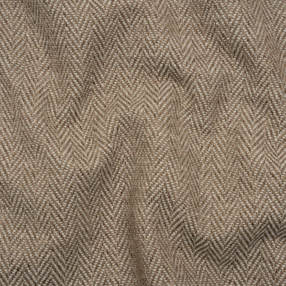 Recycled Polyester Home Decor Twill - Jute Herringbone - British Imported
