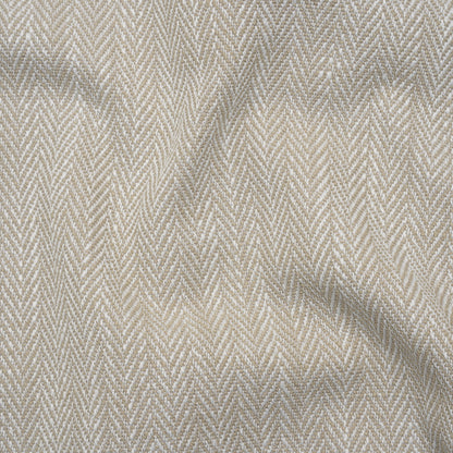 Recycled Polyester Home Decor Twill - Linen Herringbone - British Imported