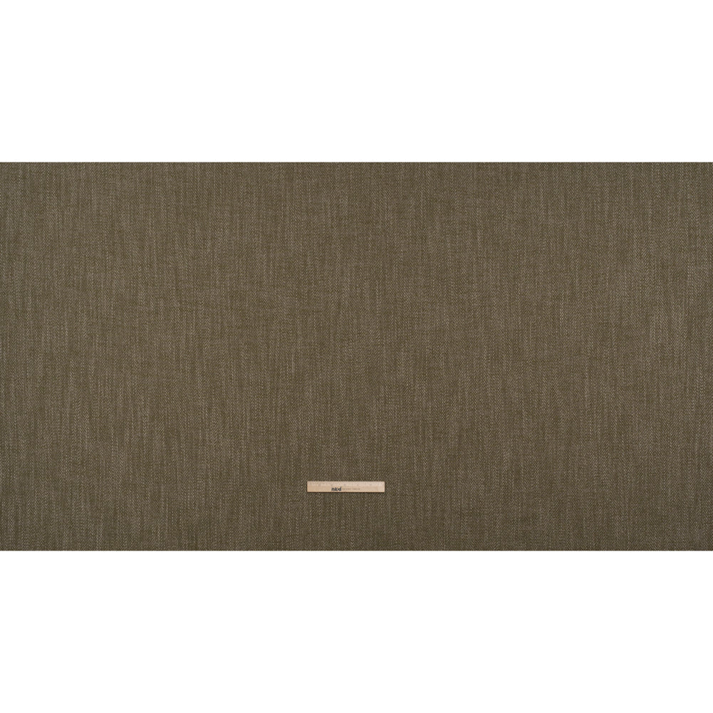 Recycled Polyester Home Decor Twill - Moss Herringbone - British Imported