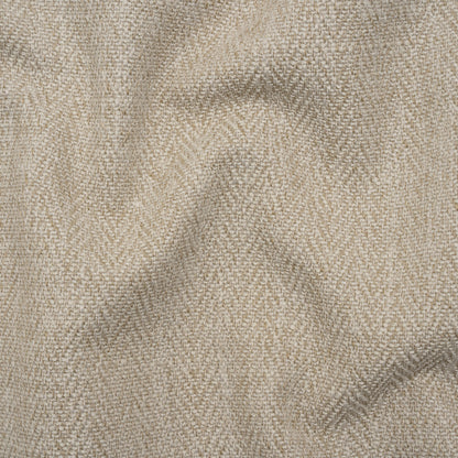 Recycled Polyester Home Decor Twill - Oatmeal Herringbone - British Imported