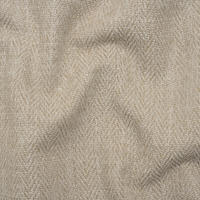 Recycled Polyester Home Decor Twill - Oatmeal Herringbone - British Imported