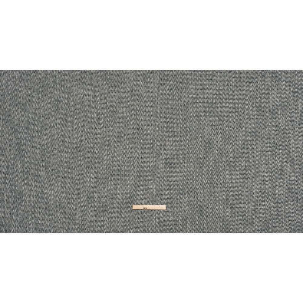 Recycled Polyester Home Decor Twill - Peacock Herringbone - British Imported - Full