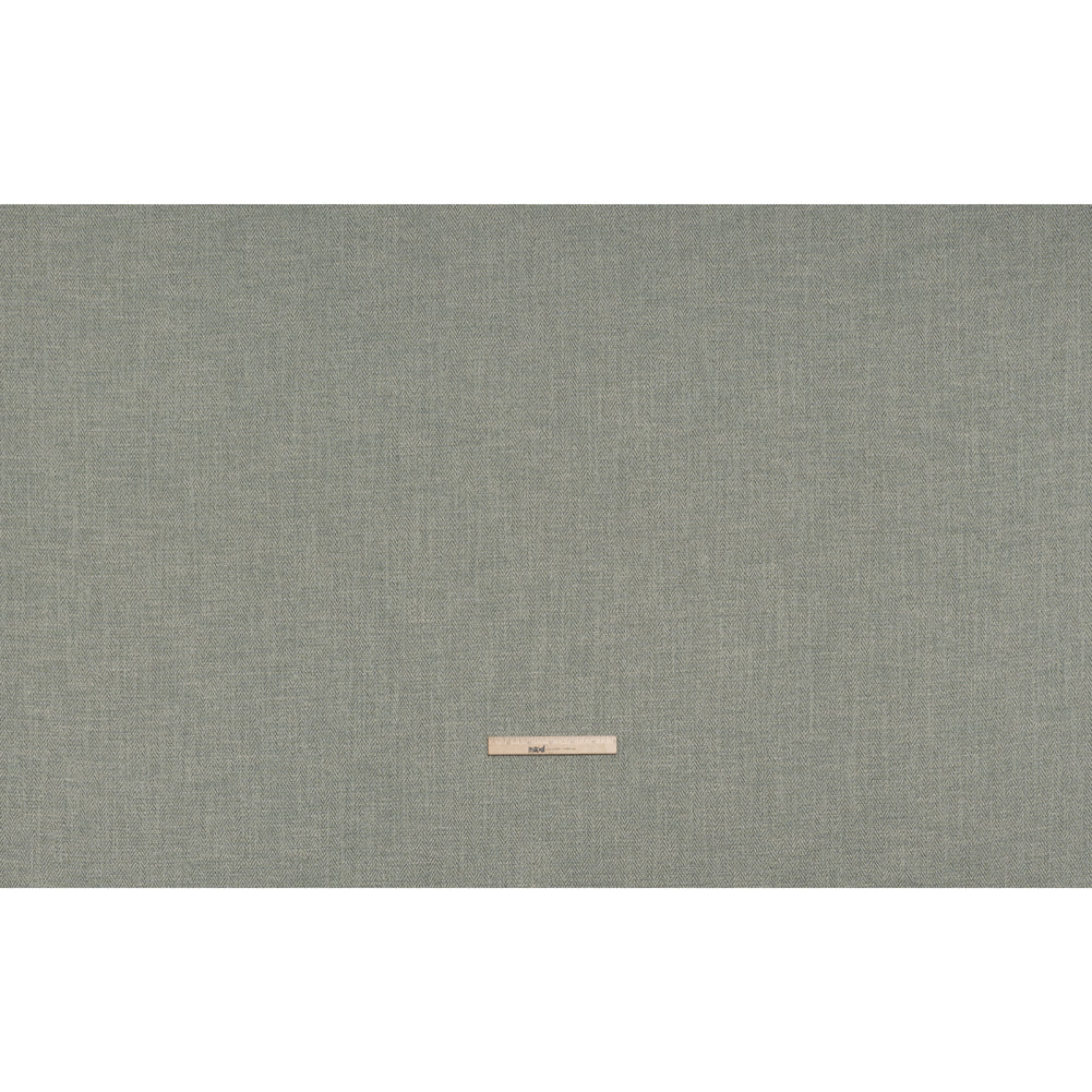 Recycled Polyester Home Decor Twill - Sage Herringbone - British Imported