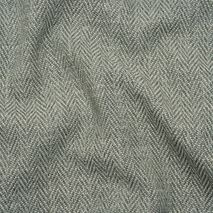 Recycled Polyester Home Decor Twill - Sage Herringbone - British Imported