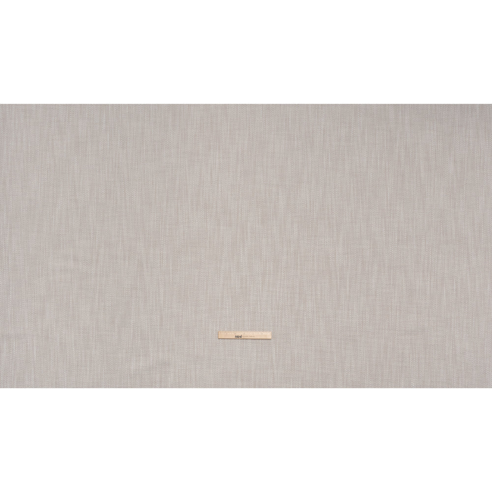 Recycled Polyester Home Decor Twill - Stone Herringbone - British Imported