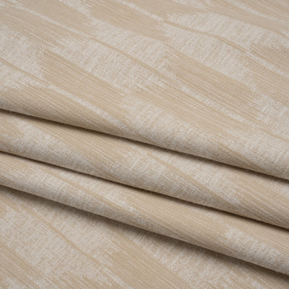 Cotton Blend Home Decor Jacquard - Natural Ikat Checks - British Imported