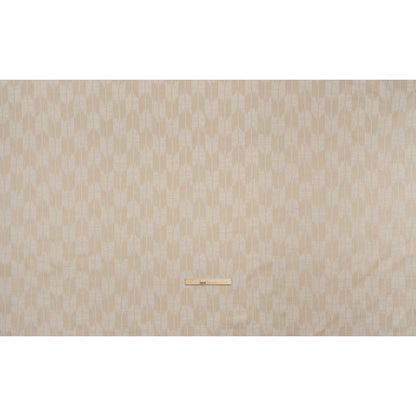 Cotton Blend Home Decor Jacquard - Natural Ikat Checks - British Imported