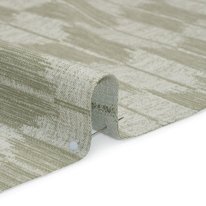 Cotton Blend Home Decor Jacquard - Sage Ikat Checks - British Imported