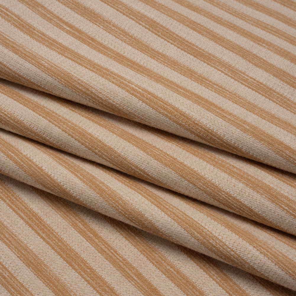 Cotton Blend Home Decor Jacquard - Autumn Stripes - British Imported