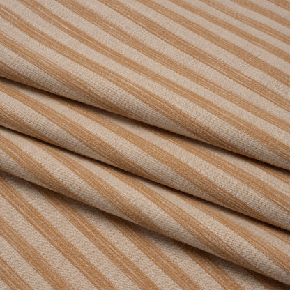Cotton Blend Home Decor Jacquard - Autumn Stripes - British Imported