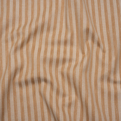 Cotton Blend Home Decor Jacquard - Autumn Stripes - British Imported