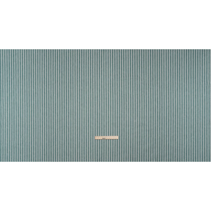 Cotton Blend Home Decor Jacquard - Kingfisher Stripes - British Imported