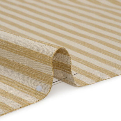 Cotton Blend Home Decor Jacquard - Maize Stripes - British Imported