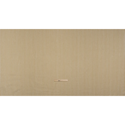 Cotton Blend Home Decor Jacquard - Maize Stripes - British Imported