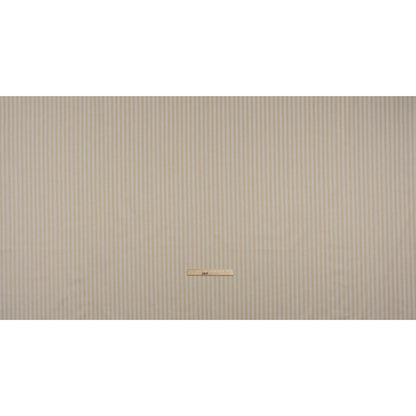 Cotton Blend Home Decor Jacquard - Natural Stripes - British Imported