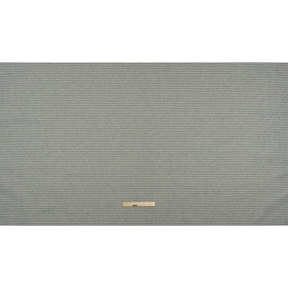 Recycled Polyester and Cotton Jacquard - Kingfisher Little Checked Stripes - British Imported