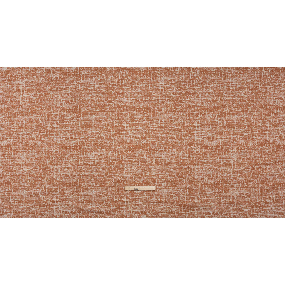 Home Decor Jacquard - Terracotta Abstract Textures - British Imported - Full