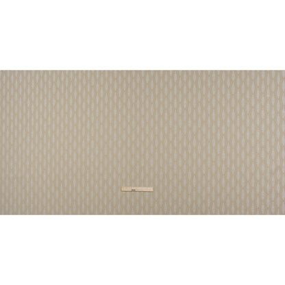 Recycled Polyester and Cotton Jacquard - Flax Lines of Leaves - British Imported
