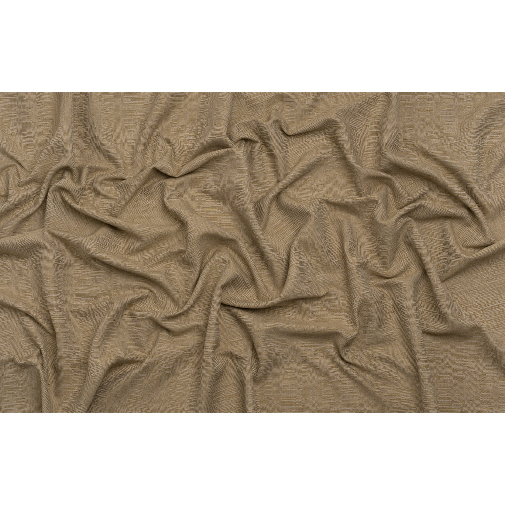 Recycled Polyester and Cotton Drapery Woven - Maize Striations - British Imported - Full