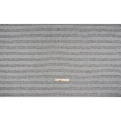 Slubbed Double Wide Drapery Sheers Fabric - Stone Textured Stripes - British Imported