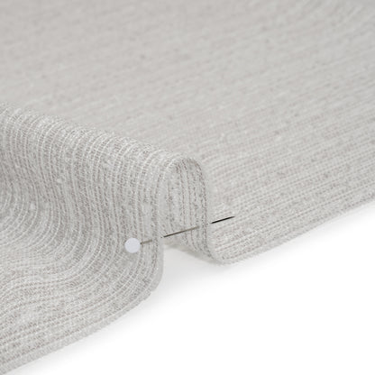Slubbed Double Wide Drapery Sheers Woven Fabric - Pebble - British Imported Detail