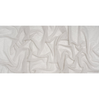 Wrinkled Look Loosely Woven Double Wide Drapery Sheers Fabric - Pebble - British Imported