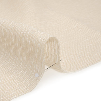 Corded Double Wide Drapery Sheers Fabric - Sand Abstract Texture - British Imported