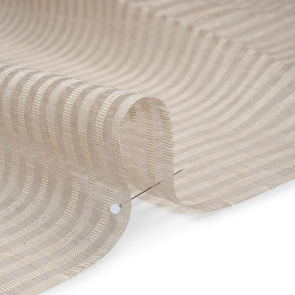 Slubbed Double Wide Drapery Sheers Woven - Smoke Sheer Stripes - British Imported