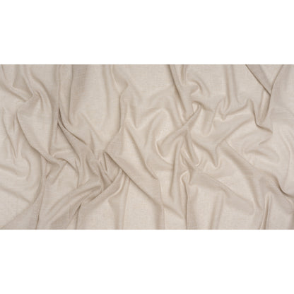 Slubbed Cotton and Linen Double Wide Drapery Sheers Fabric - Smoke Heathered - British Imported
